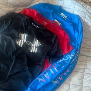 Youth XL shirt bundle- Magellan, Under Armour, and bcg